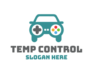 Car Gaming Controller logo design