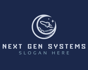 Moon Rocket Astronomy logo