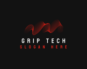 Tune Wave Tech Sound logo design