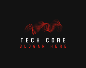 Tune Wave Tech Sound logo design