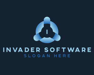 Software Tech Cyber logo design