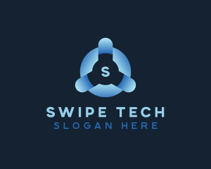 Software Tech Cyber logo design