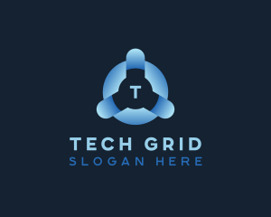 Software Tech Cyber logo design