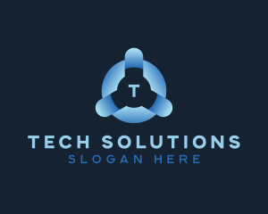 Software Tech Cyber logo design