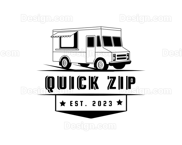 Food Truck Van Logo