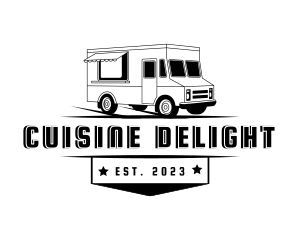 Food Truck Van logo design