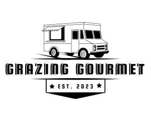 Food Truck Van logo design