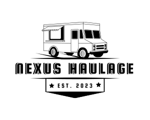 Food Truck Van logo design