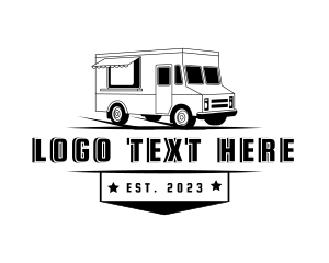 Van - Food Truck Van logo design