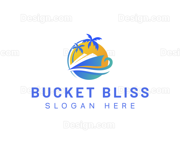 Travel Cruise Transportation Logo