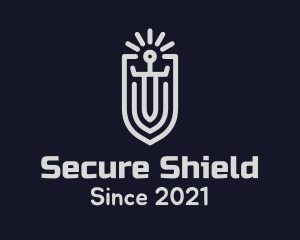 Medieval Shield Sword  logo