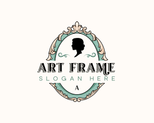 Salon Frame Hairdresser logo design