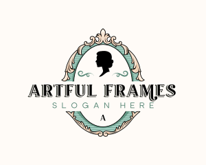 Salon Frame Hairdresser logo design