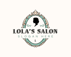 Salon Frame Hairdresser logo design