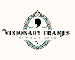 Salon Frame Hairdresser logo design