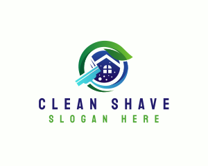 Eco House Cleaning  logo design