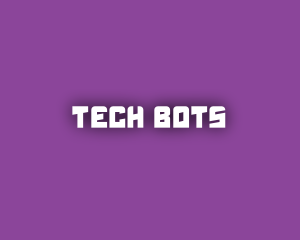 Futuristic Tech Robotics logo design