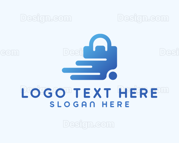 Online Shopping Bag Logo