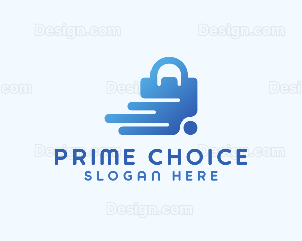 Online Shopping Bag Logo