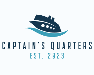 Shipyard Marine Ship  logo design