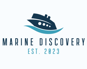 Shipyard Marine Ship  logo design