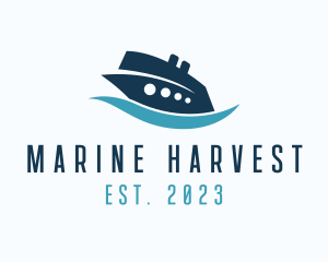 Shipyard Marine Ship  logo design