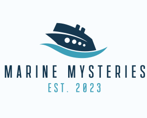 Shipyard Marine Ship  logo design