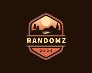 Outdoor Hiking Sunset logo