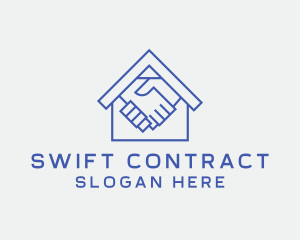 House Contractor Handshake logo