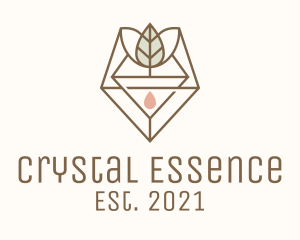 Leaf Herb Essence Oil logo design