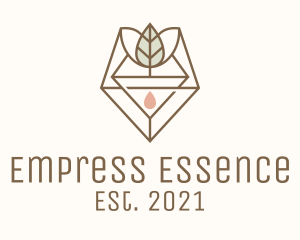 Leaf Herb Essence Oil logo design