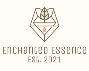 Leaf Herb Essence Oil logo design