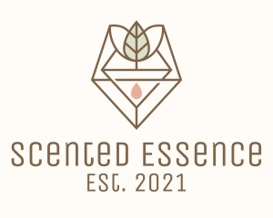 Leaf Herb Essence Oil logo design