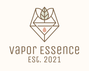 Leaf Herb Essence Oil logo design