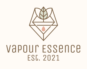 Leaf Herb Essence Oil logo design