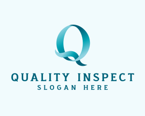 Ribbon Media Letter Q  logo design