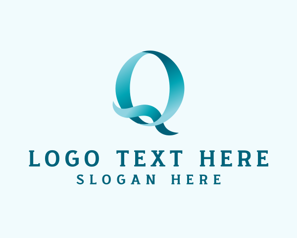 Letter Q logo example 2