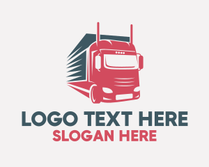 Courier Truck Express  Logo