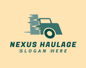 Delivery Truck Logistics logo design