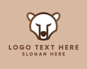 Carnivore - Polar Bear Beast logo design