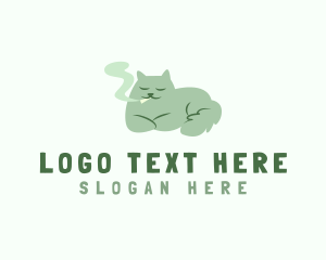 Smoking Cat Dog logo