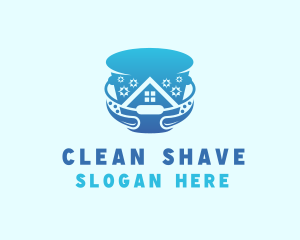 Home Cleaning Bucket logo design