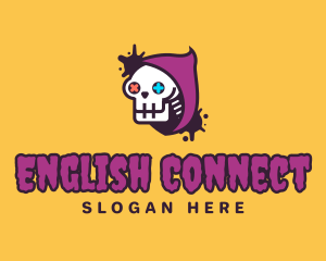 Skull Gamer Controller logo design