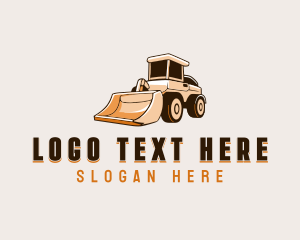 Industrial Bulldozer Machinery logo