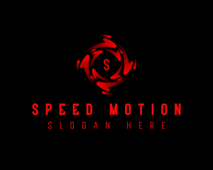 Spiral Vortex Motion logo design