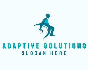 Disability Physiotherapy Care logo design