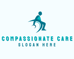Disability Physiotherapy Care logo design