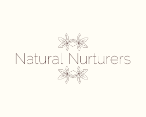 Nature Wellness Leaves logo design