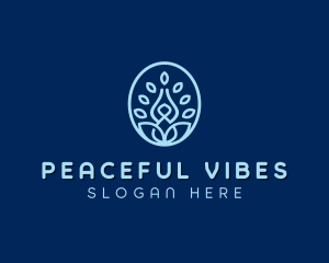 Yoga Wellness Meditation logo design