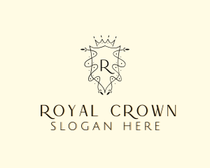 Crown Royal Shield Monarchy logo design